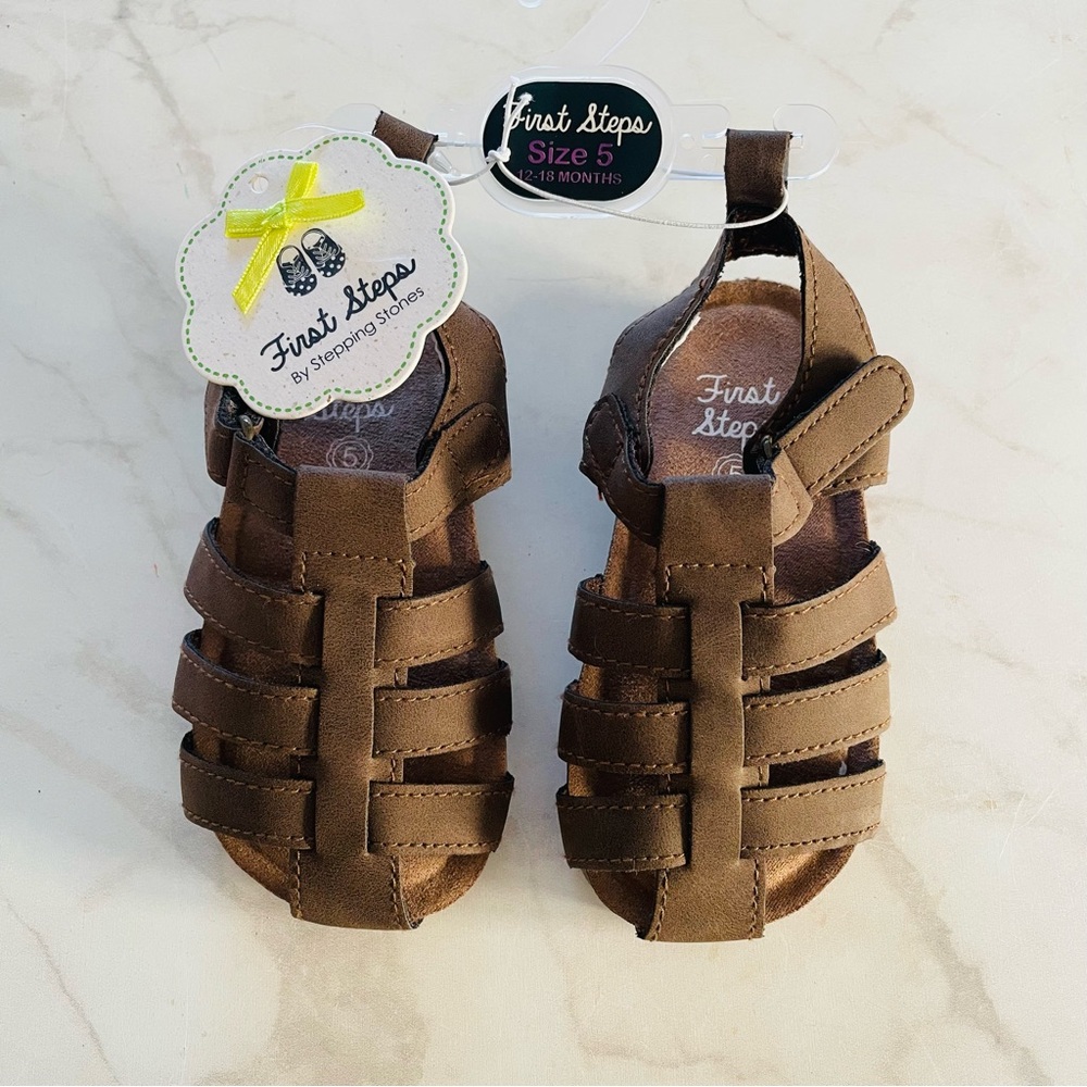🎁 First Steps by Stepping Stones Sandals for Baby /Toddler